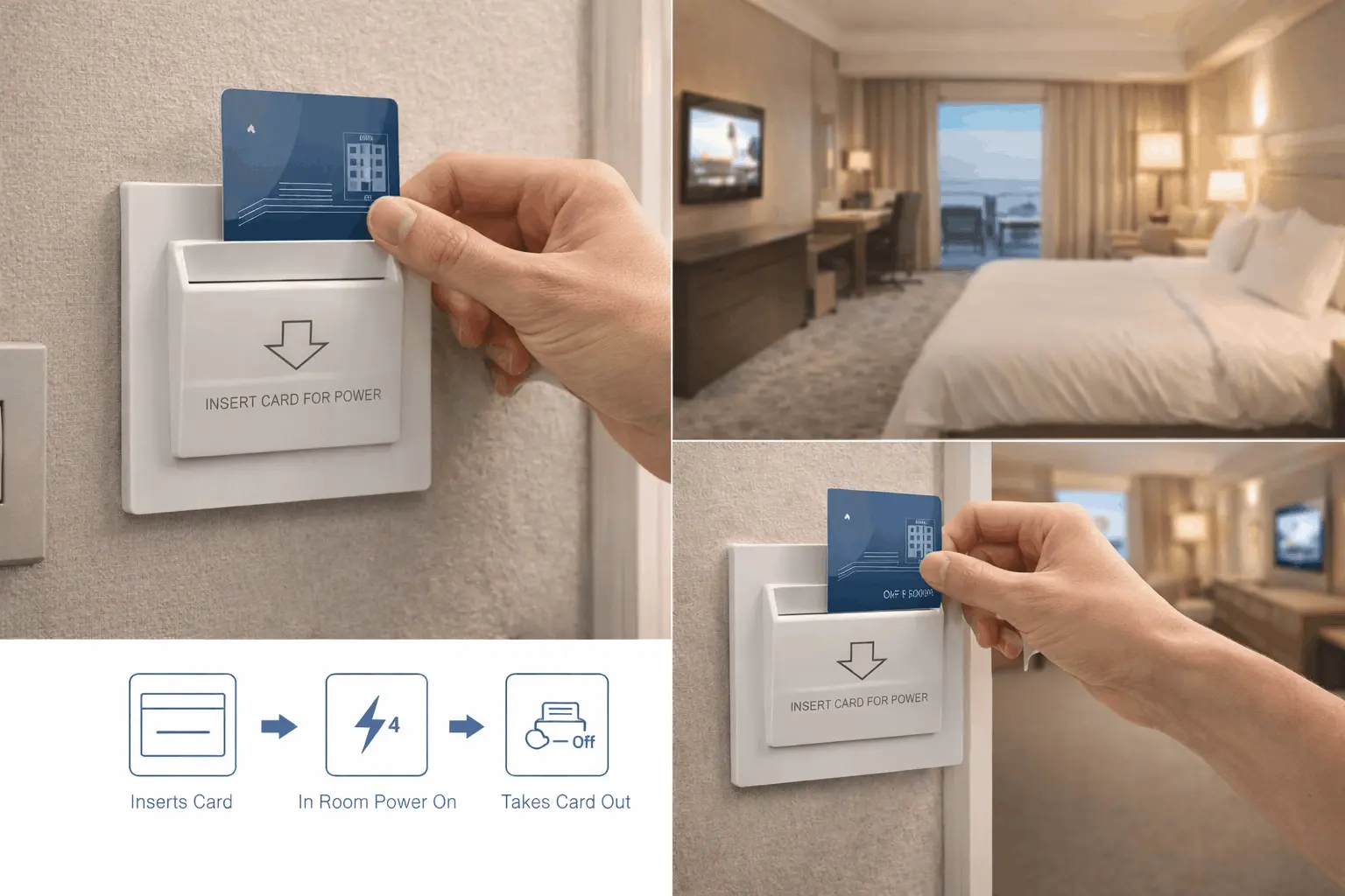 Airbnb RFID Kart Tutucu - Štednja energije za Airbnb